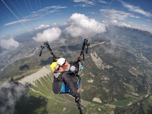 paragliding tandem flight